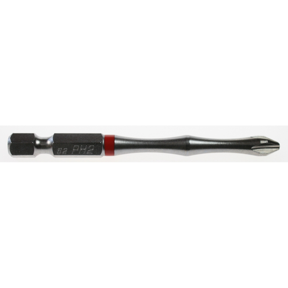 Sealey Phillips bit ph2 75mml 'red' (impact grade)