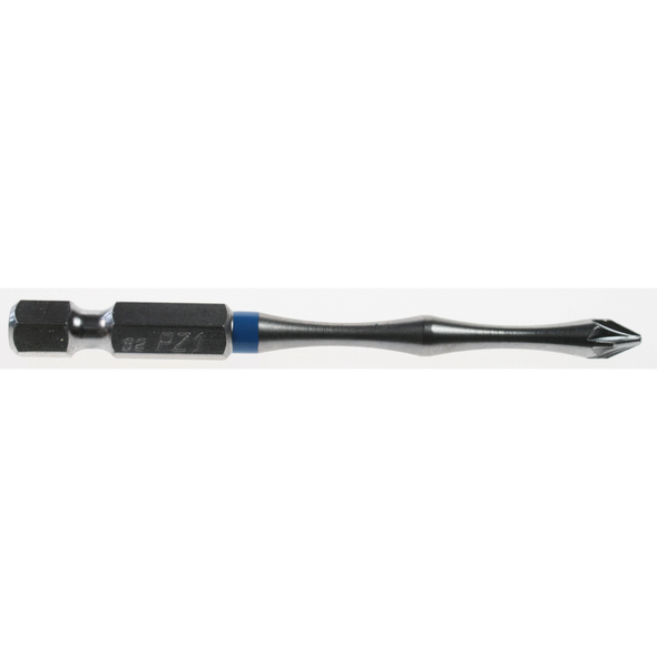 Sealey Pozi bit pz1 75mml 'blue' (impact grade)