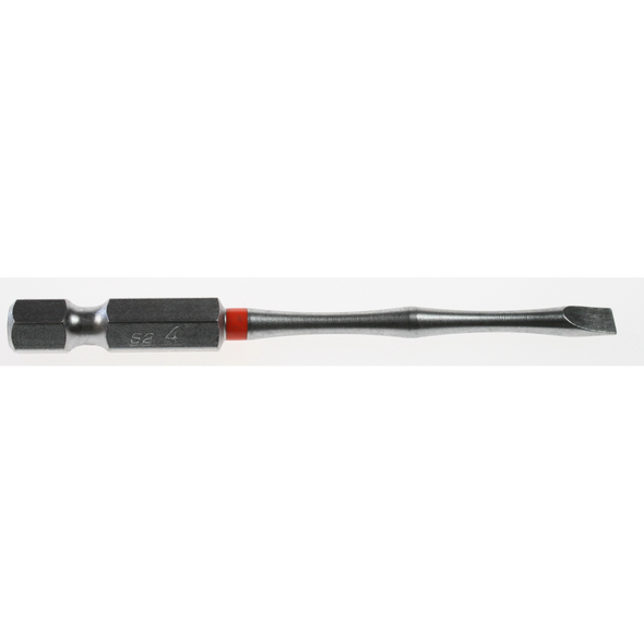 Sealey Slotted bit sl4 75mml 'dark orange' (impact grade)