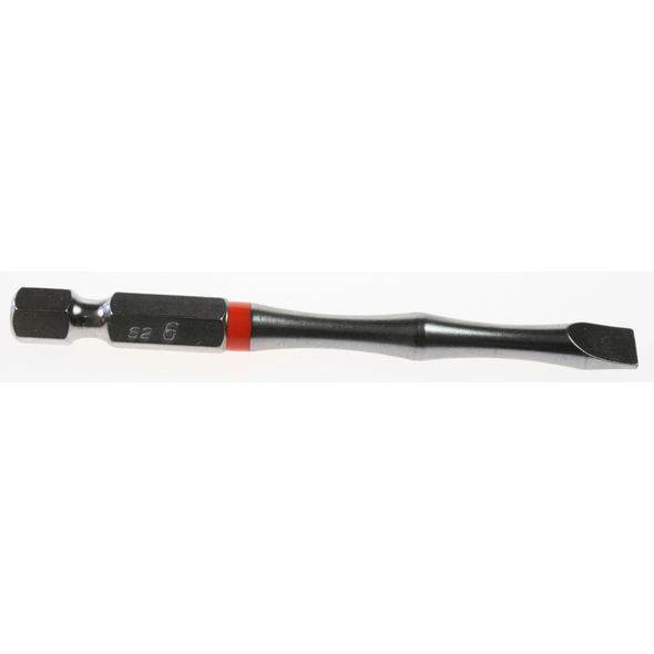 Sealey Slotted bit sl6 75mml 'dark orange' (impact grade)