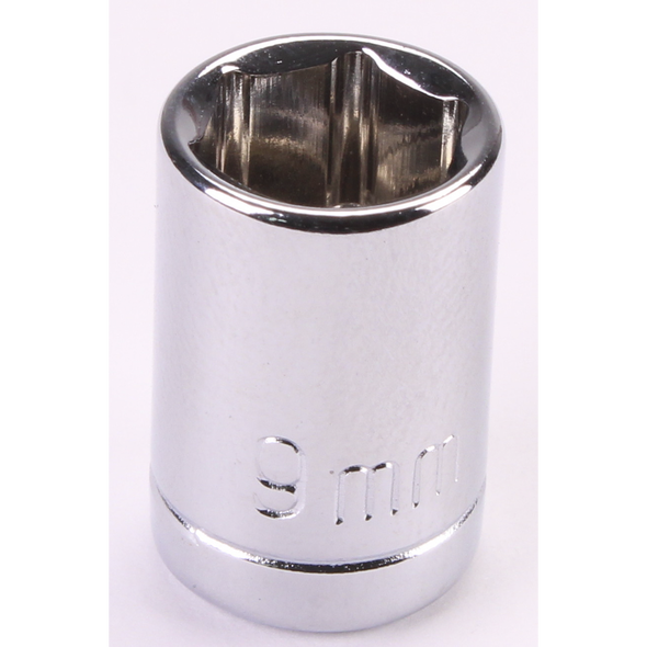 Sealey Socket 1/4"dr 9mm