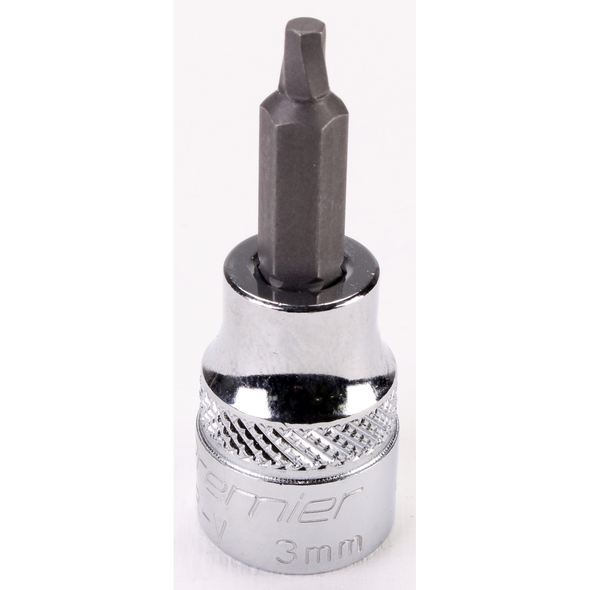 Sealey 3/8"Dr Hex Socket Bit (Lock-On) 3mm