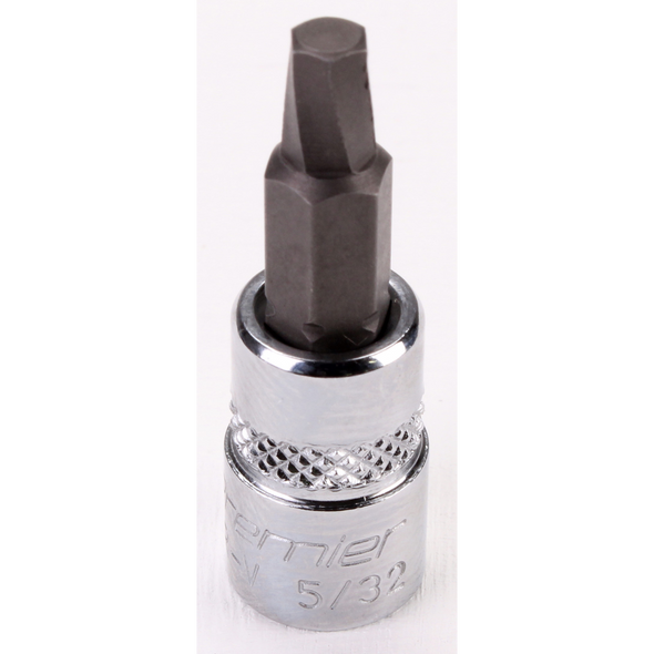 Sealey 1/4"Dr Hex Socket Bit (Lock-On) 5/32"