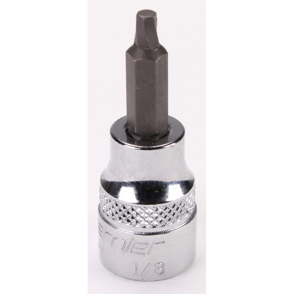 Sealey 3/8"Dr Hex Socket Bit (Lock-On) 1/8"