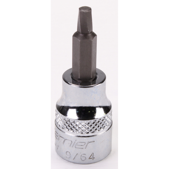 Sealey 3/8"Dr Hex Socket Bit (Lock-On) 9/64"
