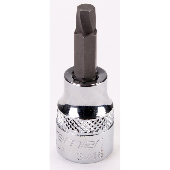 Sealey 3/8"Dr Hex Socket Bit (Lock-On) 3/16"