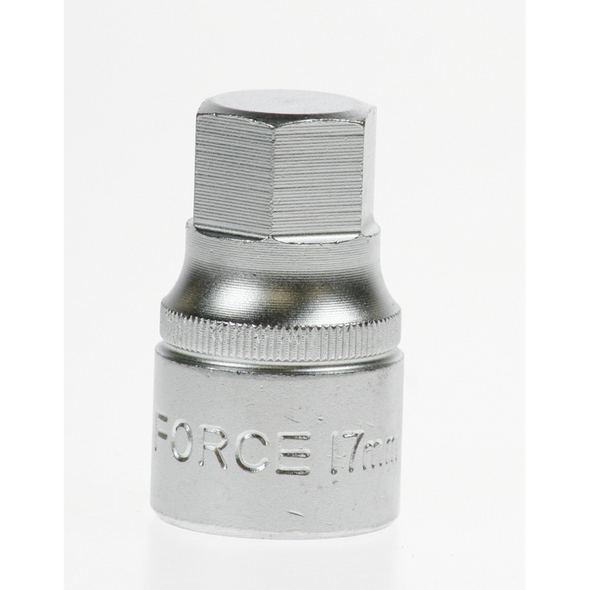 Sealey 1/2"dr stubby hex socket 17x42mm