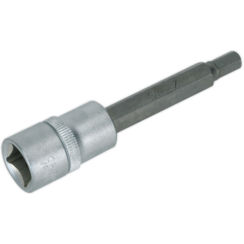 Sealey Hex Socket Bit 7mm Long 1/2"Sq Drive AK657 Sealey  - Town Parts