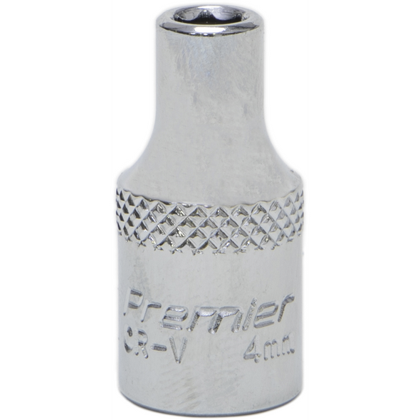Sealey 1/4"Dr Socket 4mm (Mirror Finish)