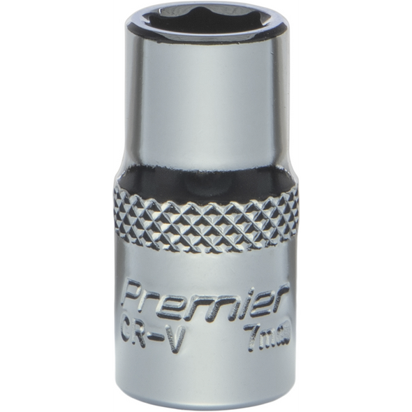 Sealey 1/4"Dr Socket 7mm (Mirror Finish)