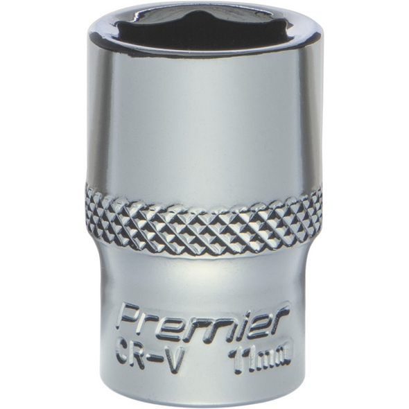 Sealey 1/4"Dr Socket 11mm (Mirror Finish)