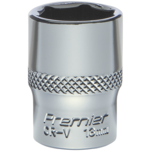 Sealey 1/4"Dr Socket 13mm (Mirror Finish)