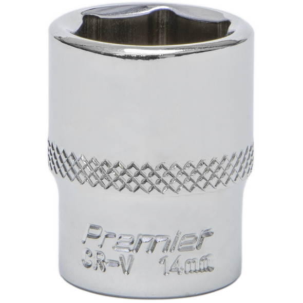 Sealey 1/4"Dr Socket 14mm (Mirror Finish)