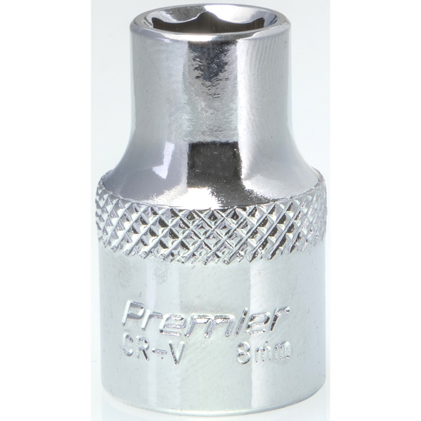 Sealey 3/8"Dr Socket 8mm (Mirror Finish)