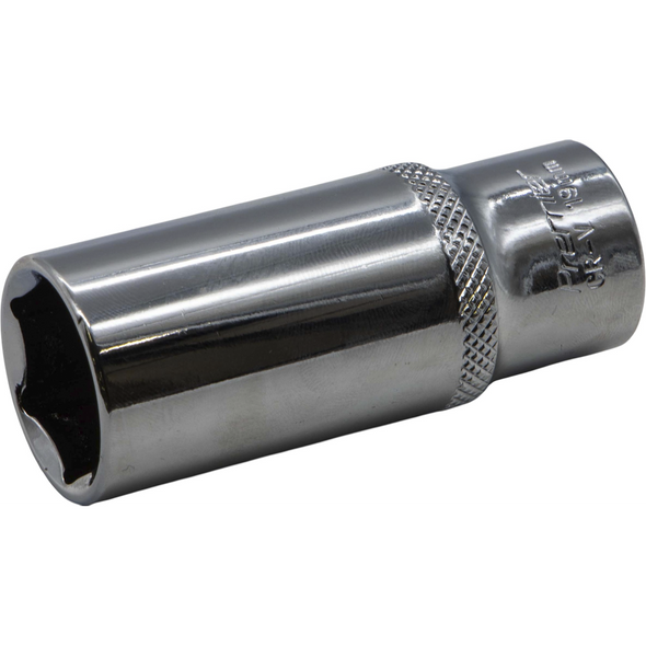 Sealey 3/8"Dr Deep Socket 19mm (Mirror Finish)