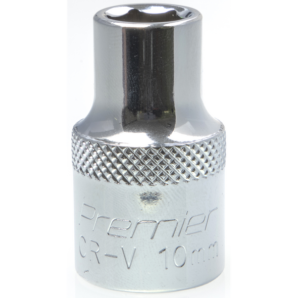 Sealey 1/2"Dr Socket 10mm (Mirror Finish)