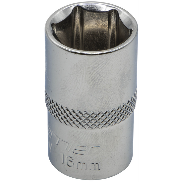 Sealey 1/2"Dr Socket 16mm (Mirror Finish)