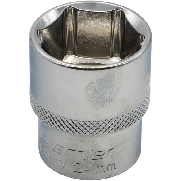 Sealey 1/2"Dr Socket 24mm (Mirror Finish)