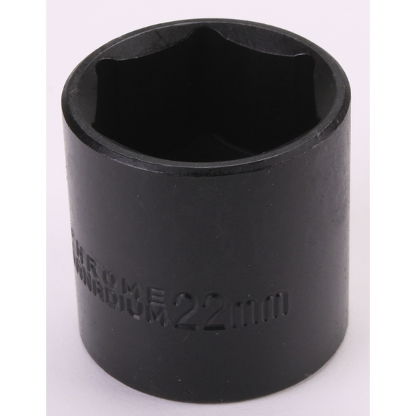 Sealey Impact Socket 3/8"Sq Drive 22mm