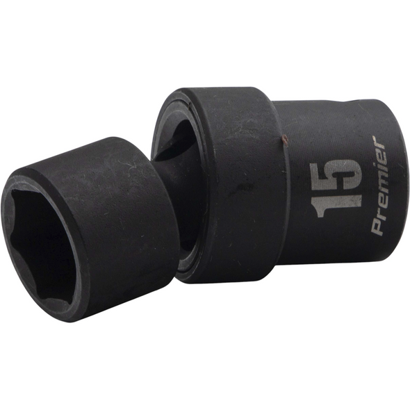 Sealey 3/8"Dr Universal Joint Impact Socket 15mm