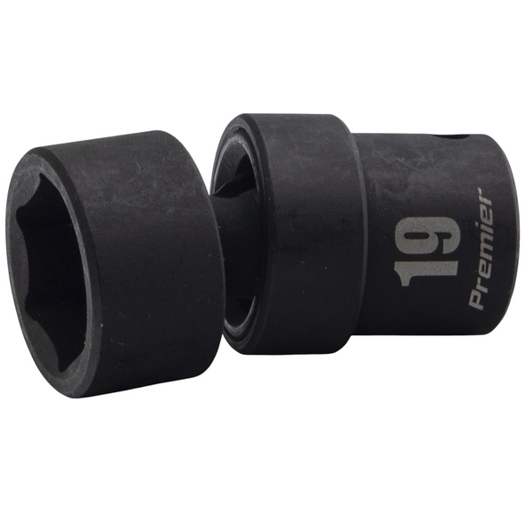Sealey 3/8"Dr Universal Joint Impact Socket 19mm