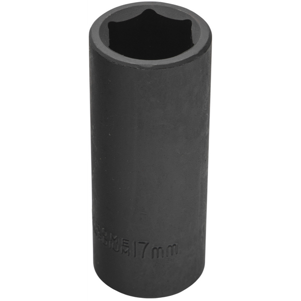 Sealey 3/8"Dr. Deep Impact Socket 17mm (6pt)