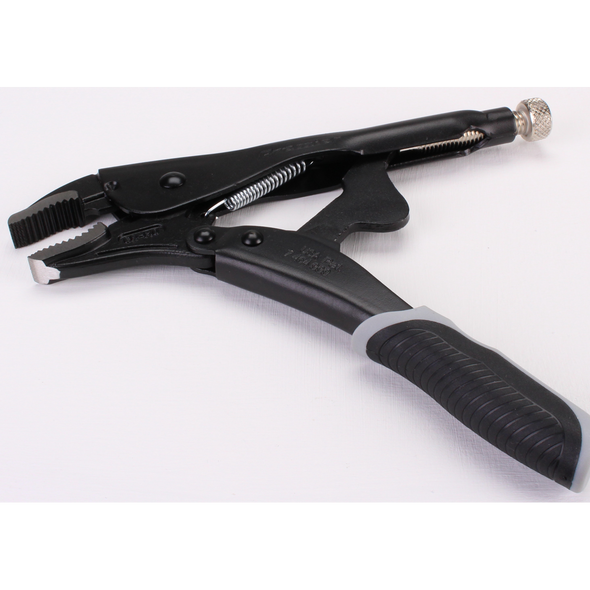 Sealey 10" curved quick release locking plier (black)