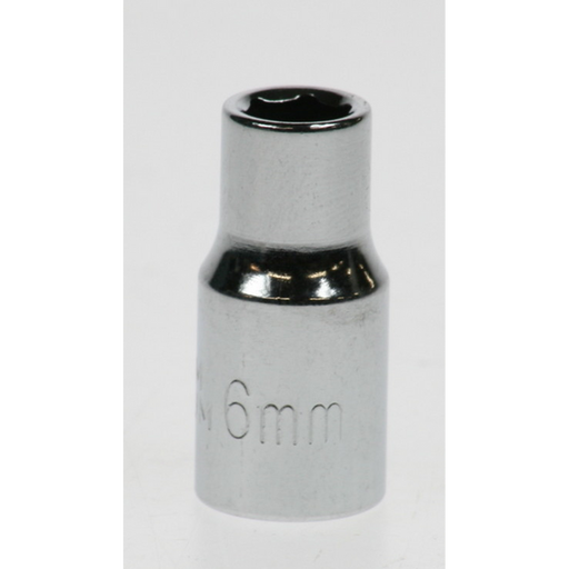 Sealey Socket 1/4"dr 6mm (lsa)