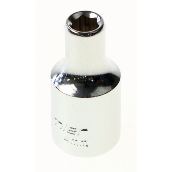 Sealey 1/4"dr socket 4mm 'mirror finish'