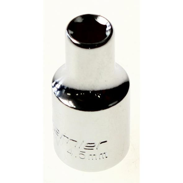 Sealey 1/4"dr socket 4.5mm 'mirror finish'