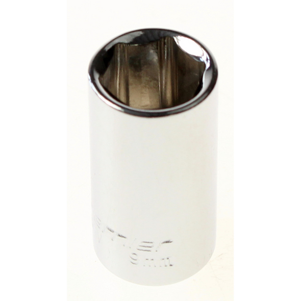 Sealey 1/4"dr socket 9mm 'mirror finish'