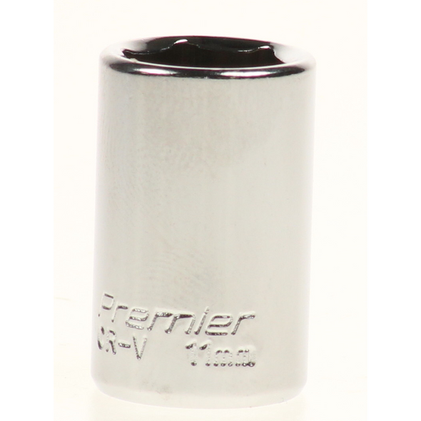 Sealey 1/4"dr socket 11mm 'mirror finish'