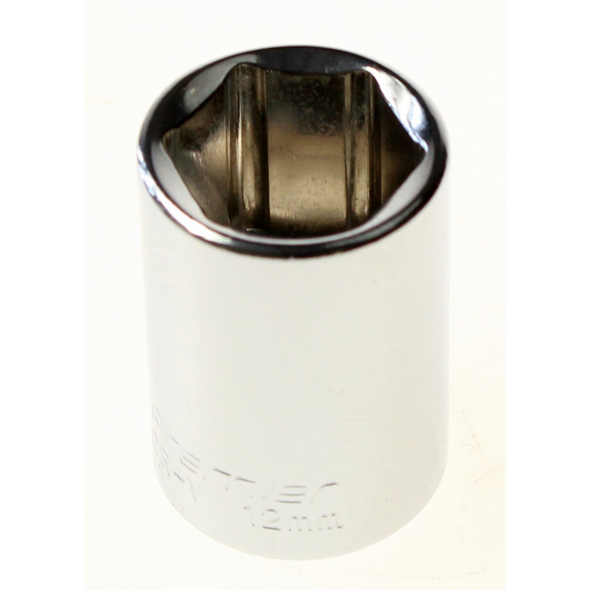Sealey 1/4"dr socket 12mm 'mirror finish'