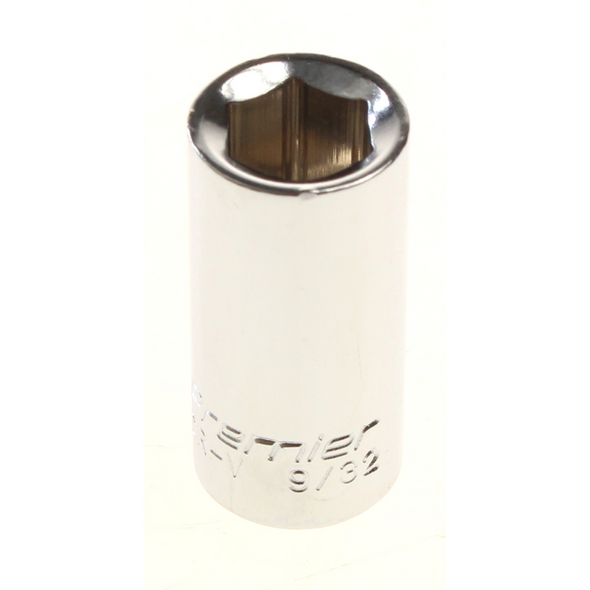 Sealey 1/4"dr socket 9/32" 'mirror finish'