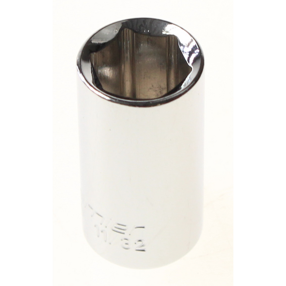 Sealey 1/4"dr socket 11/32" 'mirror finish'
