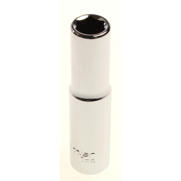 Sealey 1/4"dr socket 7mm (deep) 'mirror finish'