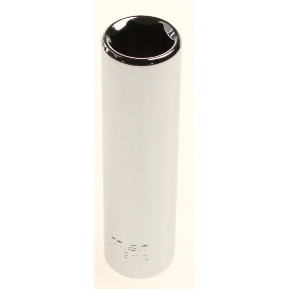 Sealey 1/4"dr socket 9mm (deep) 'mirror finish'