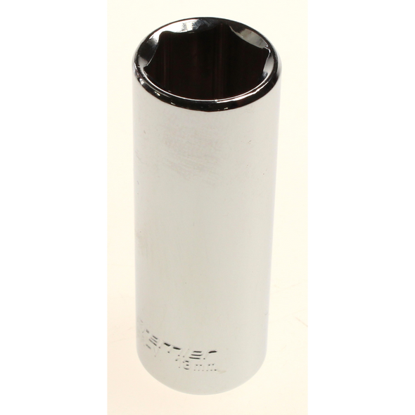 Sealey 1/4"dr socket 13mm (deep) 'mirror finish'