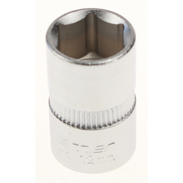 Sealey Socket 3/8"dr 12mm (6pt)