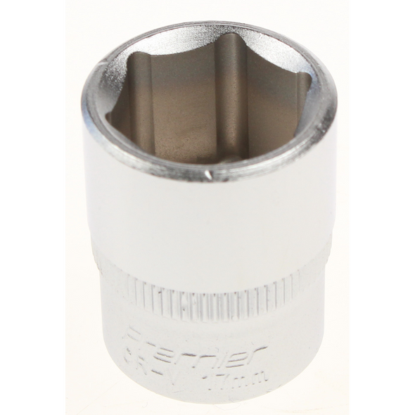 Sealey Socket 3/8"dr 17mm (6pt)