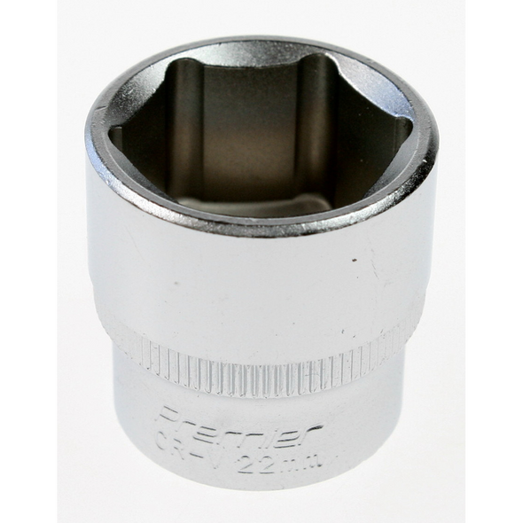 Sealey Socket 3/8"dr 22mm (6pt)