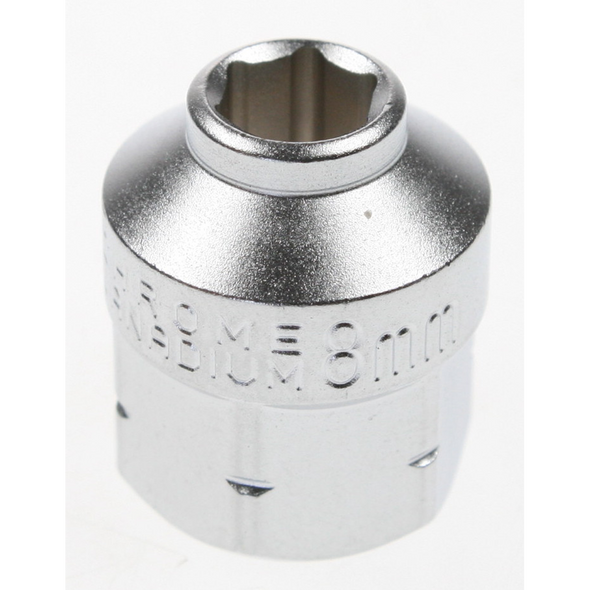 Sealey Hex drive go-through socket 8mm