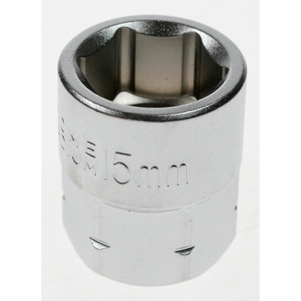 Sealey Hex drive go-through socket 15mm