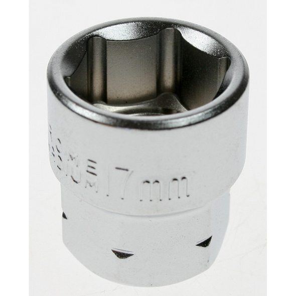 Sealey Hex drive go-through socket 17mm