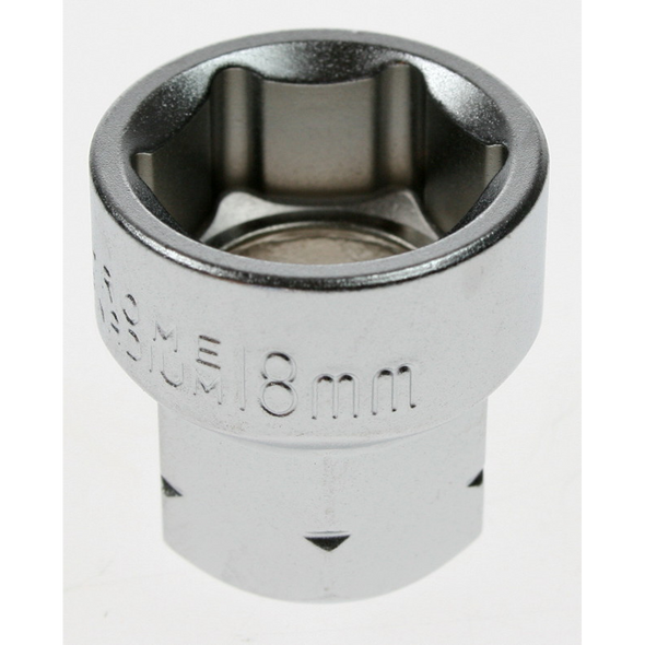 Sealey Hex drive go-through socket 18mm