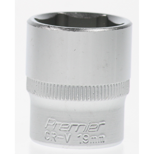 Sealey Socket 3/8"dr 19mm (6pt)(lsa)