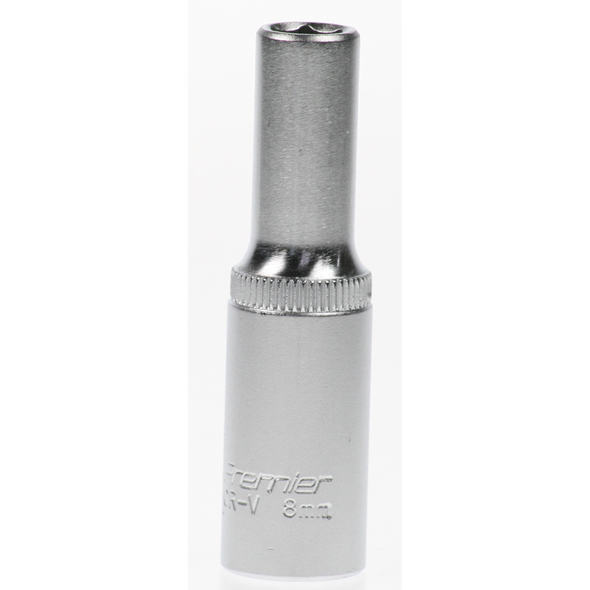 Sealey Socket 3/8"dr 8mm (6pt) 'deep'(lsa)