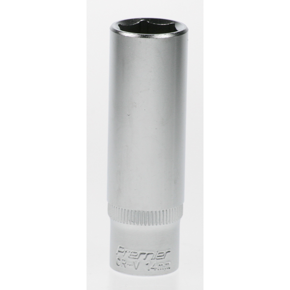 Sealey Socket 3/8"dr 14mm (6pt) 'deep'(lsa)