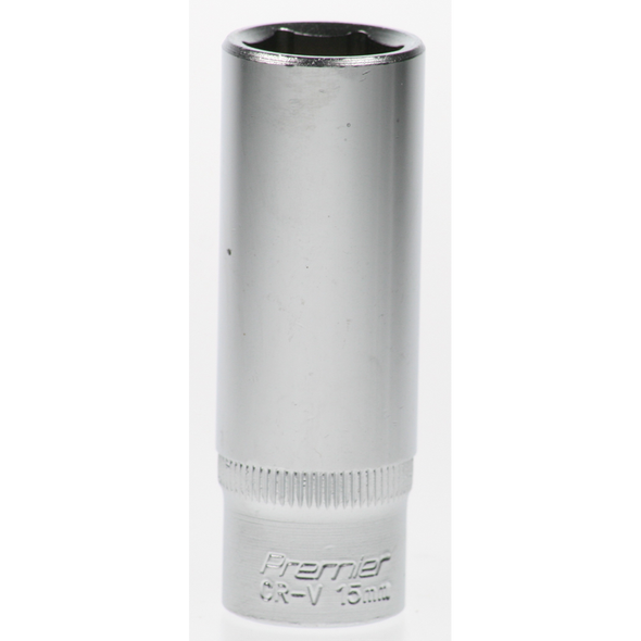 Sealey Socket 3/8"dr 15mm (6pt) 'deep'