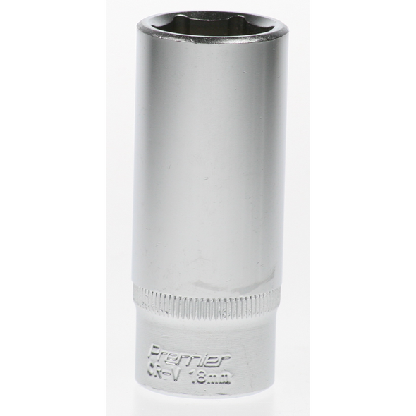Sealey Socket 3/8"dr 18mm (6pt) deep'